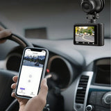 Dual Dash Camera for Cars – 4K Front & 1080P Rear with WiFi and Night Vision