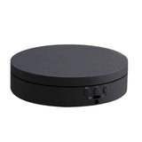 360 Rotating Display Stand Electric for Jewelry and Photography Black