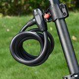 Anti-Theft Security Bike Cable Lock with Mounting Bracket and 2 Keys