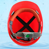 2 PCS Cotton Fire Resistant Foam Hard Hat Sweatbands with Hook and Loop Orange