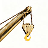 2Pcs Hammerlock+ Eye Sling Hook Safety Chain Caravan Trailer connecting Extend