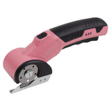 USB Cordless Electric Scissors – Rechargeable Fabric and Cardboard Cutter Pink