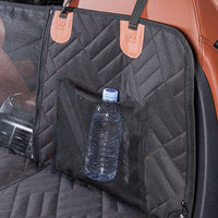 Large Back Seat Extender for Pets Water-Resistant Hard Bottom Dog Car Seat Cover