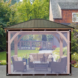 Clear Plastic Tarpaulin Tarp with Grommets