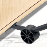 Universal Furniture Mover Wheel Set with Sliding Base and Lifting Rod