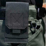 Universal Outdoor Tactical Mobile Phone Pouch Holster Case Bag Hook Holder Belt Black