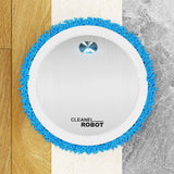 Automatic Vacuum Cleaner Intelligent Wet Dry Sweeping Robot Cleaner for Smooth Hard Floors White