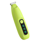 Electric Pet Paw Trimmer with 18mm Ceramic Blade and LED Light Green