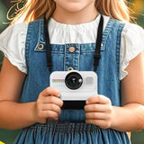 Printing Camera Instant Print 1080P Selfie Digital Camera with 64GB Card - White