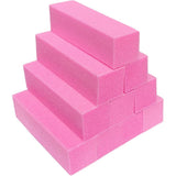10Pcs 150 Grit Acrylic Nails Gel Polish Nails for Acrylic and Gel Nails Pink