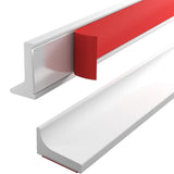 3m Shower Threshold Water Dam Guard Self Adhesive Silicone Waterproof Barrier White
