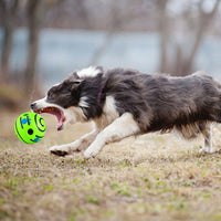 Wobble Giggle Dog Ball Pet Dog Interactive Toy Ball Squeaky Dog Toys Ball