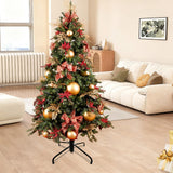 Metal Christmas Tree Stand Folding Base for Artificial Holiday Christmas Tree Style 2