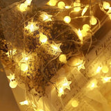 20 LED Star String Lights – 3m Fairy Christmas Lights Battery Operated for Party
