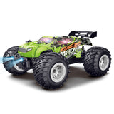 1:18 Scale Remote Control Car All-Terrain RC Truck with LED Lights Green