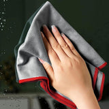 7 PCS Microfiber Glass Cleaning Cloths Streak Free