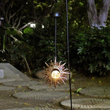Solar Hanging Sun and Moon Lights for Garden Patio Decor Style 1