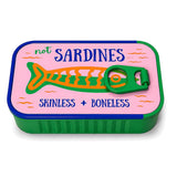 Sardine Shape Jewelry Box Small for Necklace and Earring Storage Green