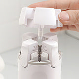 4 in 1 Travel Bottles Dispenser for Shampoo Lotion White
