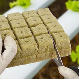 Rockwool Grow Starter Cubes with Net Cups Basket