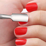 3 Piece Trimmer with Cuticle Pusher and Cutter for Fingernails and Toenails