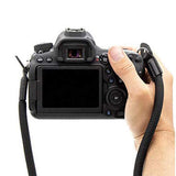 Camera Shoulder Neck Strap for DSLR & Mirrorless Cameras – Sony Canon Nikon Black