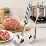 4 PCS Stainless Steel Meatball Maker Spoon and Auxiliary Spoon Set