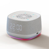 White Noise Sound Machine With Alarm Clock And Breathing Light - White