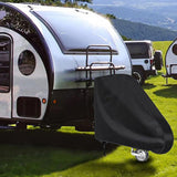 600D Caravan Tow Hitch Cover with Buckles for Camper Trailer Protection