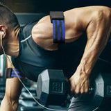 BFR Bundle Booty Resistance Bands Blood Flow Restriction Straps for Glute and Hip Exercising Fitness Blue