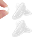 25 Pairs Silicone Nose Pads Anti-Slip Stick On Eyeglasses Sunglasses Spectacles White
