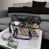 2PCS Portable DVD Storage Bag Disc CD Carry Case Clear Cover for 35-40 Discs