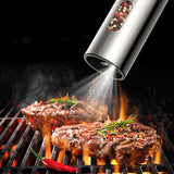 2Pcs Stainless Steel Salt and Pepper Grinder Set Shakers for Kitchen