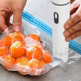 Handheld Vacuum Sealer with 15 Bags and 2 Clips for Clothes Bedding Meat Vegetables
