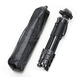 Portable Camera Tripod Adjustable Panhead Travel Stand for DSLR Camera Smart Phone