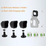 3Pcs Outdoor Mount for Blink Surveillance Camera Weatherproof Protective Housing 360 Degree Adjustable Mount