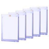 5 PCS Card Holder Protectors Hard Plastic for Trading Cards Sports Game Cards