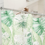 36 PCS Clear Plastic Shower Curtain Rings and C Shape Hooks for Bathrooms