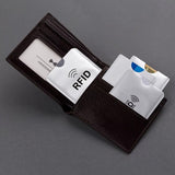 30 PCS Slim RFID Card Sleeves – Credit & ID Protector Wallet Shields Silver