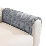 Sofa Armrest CoverWashable Couch Cover for Dogs Thick Pet Friendly Sofa Covers Light Gray
