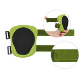 Protective Gear Set Knee Pads Elbow Pads Wrist Guards for Skating Cycling Skateboarding Climbing Green