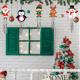 3D Wooden Wind Chime Craft Kit for DIY Wind Chimes Decorative Ornament Christmas Style