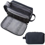 Travel Toiletry Bag Shaving Organizer for Men Women Navy Blue