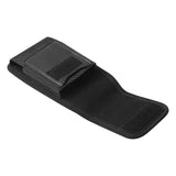 Universal Black Oxford Phone Waist Pouch with Belt Clip & Card Slot XL