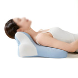 Multi-Functional Ergonomic Prone Sleep Pillow for Reading Lying Phone Use Light Blue