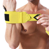 Weightlifting Wrist Wraps for Powerlifting and Strength Training Yellow