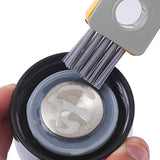 4 in1 Multi-Functional Bottle Cleaning Brush U-shape Bottle Cup Lid Cleaning Brush Gray