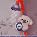 Baby Bath Shower Head Kid Shower Sprinkler Shower Water Spray Bathtub Fountain Toy Pink Elephant