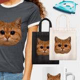 20Pcs A4 Heat Transfer Paper for Inkjet Printers White Sheets for Custom T-Shirts Tote Bags DIY Fabric Crafts