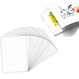 20Pcs A4 Heat Transfer Paper for Inkjet Printers White Sheets for Custom T-Shirts Tote Bags DIY Fabric Crafts